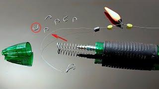 Making small hooks from pen springs - Micro fishing hook #otodidak7