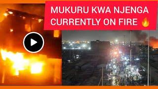 MUKURU KWA NJENGA CURRENTLY ON FIRE || PROPERTY WORTH MILLIONS RAZED DOWN