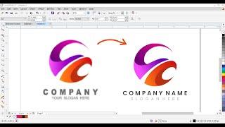 How to Tracing Logo Design in CorelDraw x7 | MDF Creative