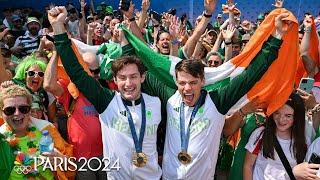 Ireland asserts lightweight double sculls dominance as photo finish decides silver | Paris Olympics