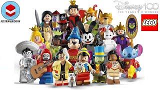 LEGO Minifigures 71038 Disney 100 - All 18 Figures - LEGO Speed Build Review