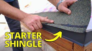 How to Install Starter Strip | Shingle Roof Install Guide