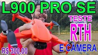 Drone L900 PRO SE Como configurar voo externo teste de RTH retorno automático qualidade da câmera