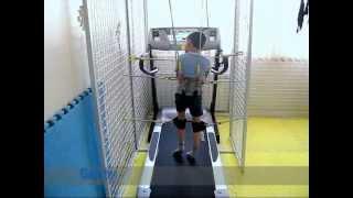 Gait training for CP child in quadroplegia form