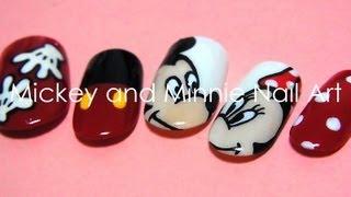 Mickey and Minnie Nail Art / ミッキー＆ミニーネイルアート