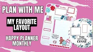 Plan With Me [Happy Planner Monthly Layout]