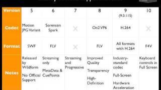 An Overview of the Formats and Codecs of Adobe Flash Video