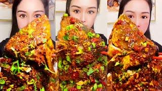 Mukbang Asmr | Fish Curry Eating | Big Fish Curry | Fish Curry Recipe | Fish Asmr Eating Video