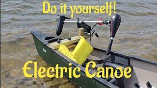 Easy DIY Canoe Trolling Motor Mount  Save $$$