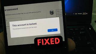 How To Unlock Apple ID !! This Account Is Locked And can’t be used