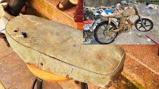 Motor Bike's Seat HONDA CD70 Restoration // Restore a HONDA CD70 Motor Bike Seat