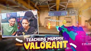 She is so good at Valorant | Mummy’s Reaction on my Skins