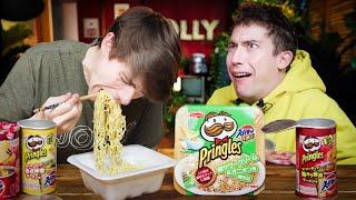 Pringles flavoured Ramen vs Ramen flavoured Pringles