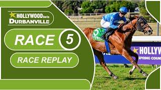 20250305 Hollywoodbets Durbanville Race 5 won by STRAWBERRY THIEF