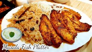 Masala Fish Platter | Easy Grilled Fish | by Delhi Cookbook