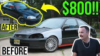 Transforming A Subscribers Car In 10 mins!! (Budget Build)