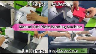 Manual Hot plate Bonding Machine For PE EVA Foam laminate