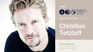 Christian Tetzlaff Violin Master Class - Shai Nakash