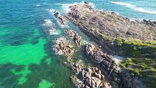 [4K Drone Video] Cape Leeuwin Lighthouse in Western Australia, Indian & Southern Oceans Meet