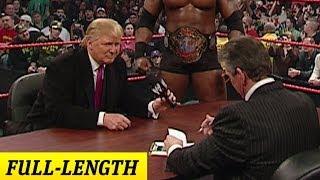 Mr. McMahon and Donald Trump's Battle of the Billionaires Contract Signing