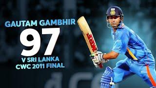 Gautam Gambhir’s gritty 97 sets the stage for India’s World Cup triumph | CWC 2011