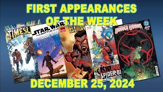 First Appearances of the Week: December 25, 2024