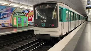 Le Métro à Paris, France - The Metro in Paris - 2024