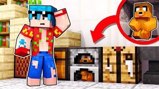 MIKECRACK se ESCONDE DENTRO de un HORNO de MINECRAFT  El MEJOR ESCONDITE de BLOQUES en MINECRAFT