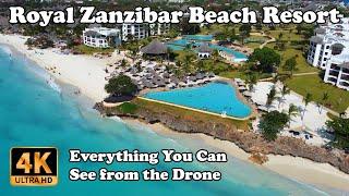 Royal Zanzibar Beach Resort from Drone in 4K