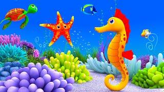 Lullabу and Calming Undersea Animation   Relaxing fishes  Sleep music  Baby Sensory