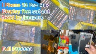 i Phone 13 Pro max Display Flex repair Fixed By Jumpers Done Successfully (Full Process)