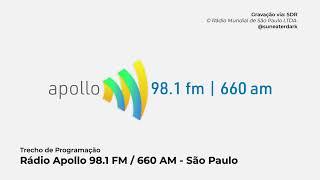 52 Minutos de Programação - Rádio Apollo FM/AM SP (01/03/2024)