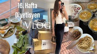 HAMİLE DİYETİNE BAŞLADIM  ⎜16. Hafta günlük yediklerim ,  rutinlerim  Gelen kargolar  VLOG