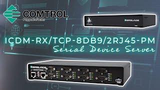 Pepperl+Fuchs Comtrol ICDM-RX/TCP-8DB9/2RJ45-PM