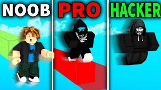 NOOB vs PRO vs HACKER in Roblox Bedwars..