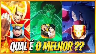 JOGUEI OS 3 MELHORES GAMES NARUTO P/ MOBILE EM ÚNICO VÍDEO