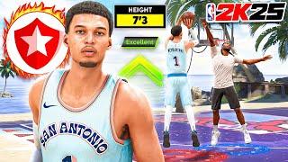 This 7’4 VICTOR WEMBANYAMA BUILD is OVERPOWERED in NBA 2K25