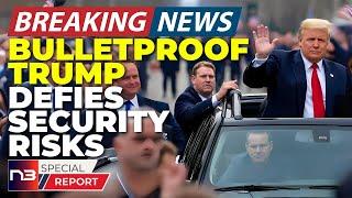 Bulletproof Trump Defies Risks: Stuns Crowds, Experts at NC Rally. Secret Service on High Alert