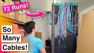 Massive Home Network Install - Part 2: Pulling The Cables!