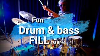 Fun Drum 'n' Bass Fill 178 Bpm but slower tempo is allowed