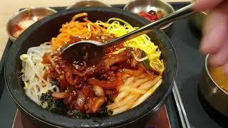 가족회관/낙지돌솥비빔밥/octopus hot stone pot bibimbap/korean food