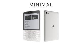 The Minimal Phone: First E-Ink QWERTY Phone 2024 What you think about?