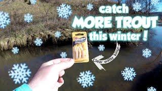 BEST Winter Time TROUT FISHING lure! Berkley ATOMIC TEASER!