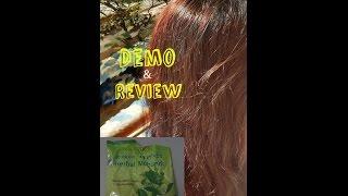 Patanjali Hena Powder- first Impression | Demo & Review | omnistyles