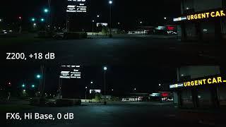 Sony Z200 vs FX6 Low Light