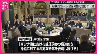 【岸田首相】クアッド首脳会合に出席  「対中国」念頭に安全保障協力強化で一致