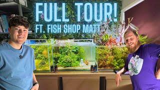 *EXCLUSIVE* FISHROOM TOUR Of Fish Shop Matt's Aquariums (Ft. @FishShopMatt )