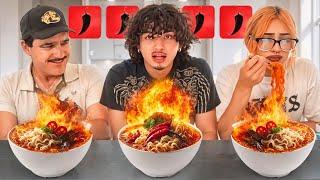 SPICY NOODLE CHALLENGE (I HAVE A KID?)