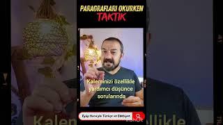 PARAGRAF SORULARINI OKURKEN TAKTİK