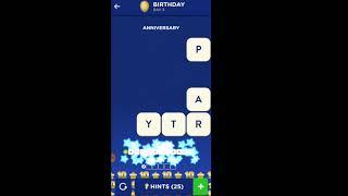 WordBrain 2 10th Birthday Event Day 3 November 11 2020 Answers and Solutions